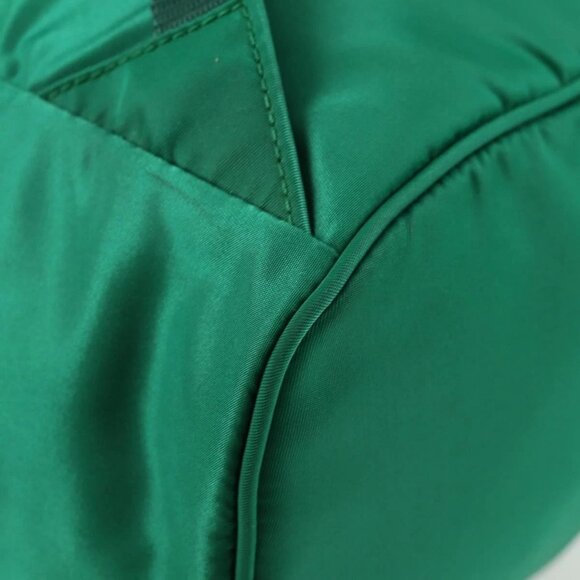 PRADA Backpack Nylon Green Silver Auth 136123V - Picture 5 of 16